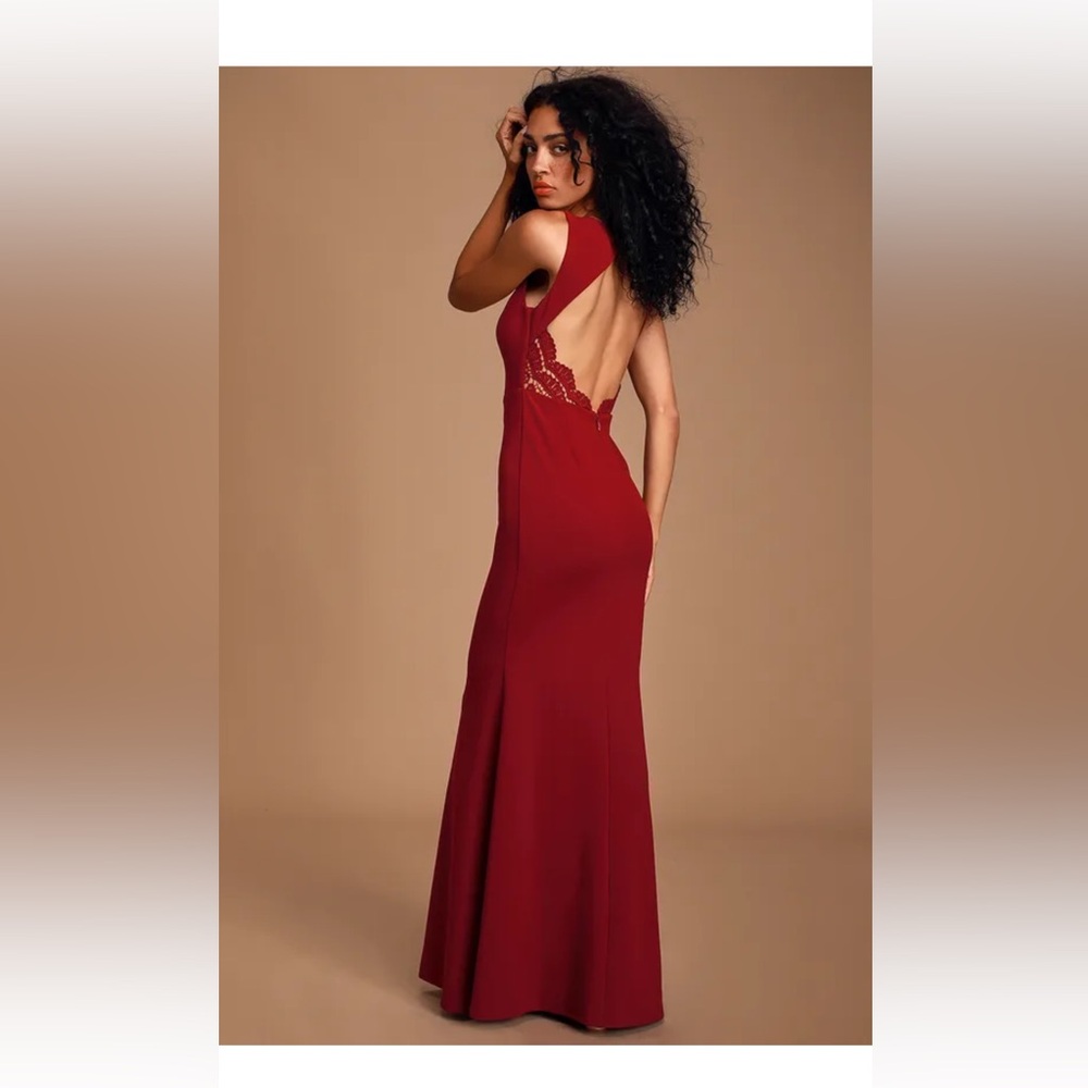 Lulus Something to Remember Backless Maxi Dress